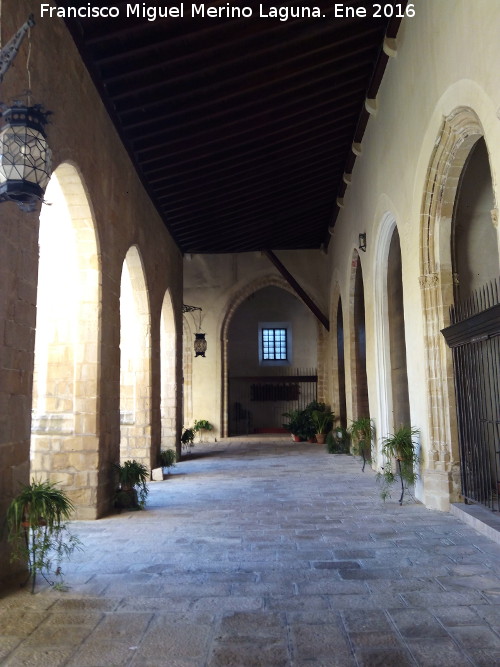 Catedral de Baeza. Claustro - Catedral de Baeza. Claustro. Galera