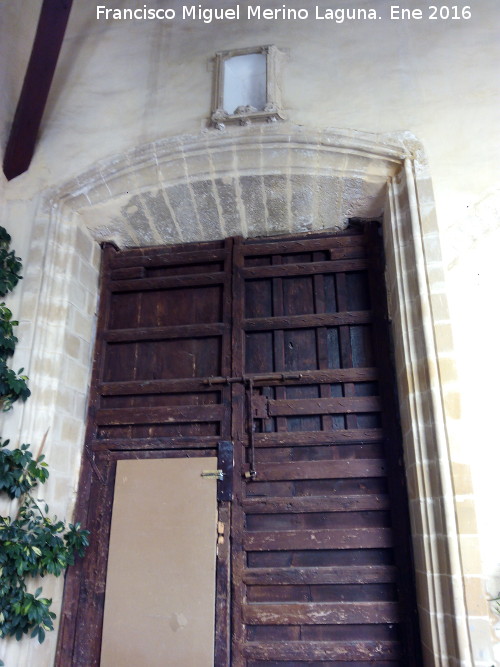 Catedral de Baeza. Claustro - Catedral de Baeza. Claustro. Puerta del Perdn