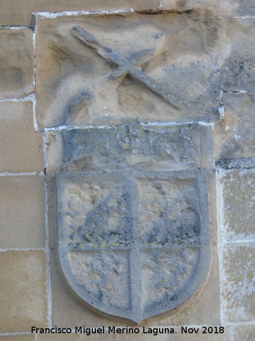 Arco de Villalar y Puerta de Jan - Arco de Villalar y Puerta de Jan. Escudo izquierdo