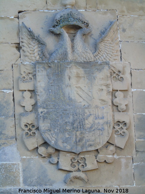 Arco de Villalar y Puerta de Jan - Arco de Villalar y Puerta de Jan. Escudo Imperial