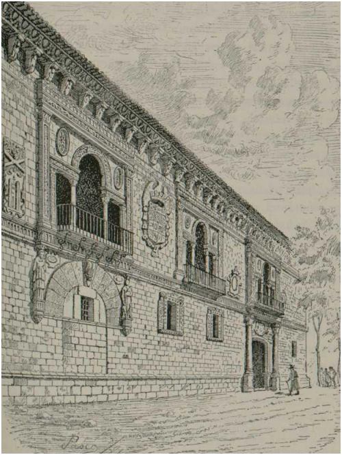 Ayuntamiento de Baeza - Ayuntamiento de Baeza. Dibujo antiguo
