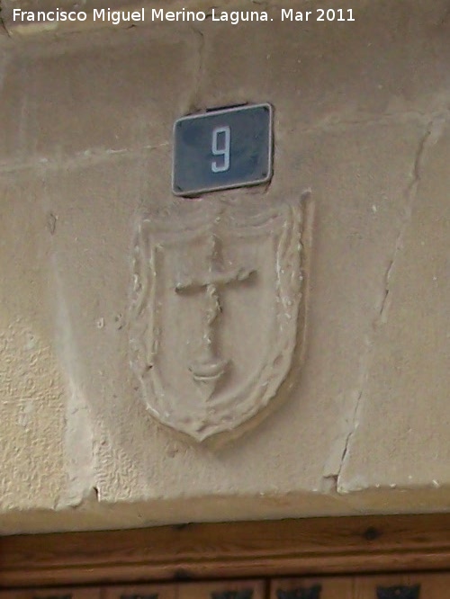 Casa de la Calle del Campanario n 9 - Casa de la Calle del Campanario n 9. Escudo