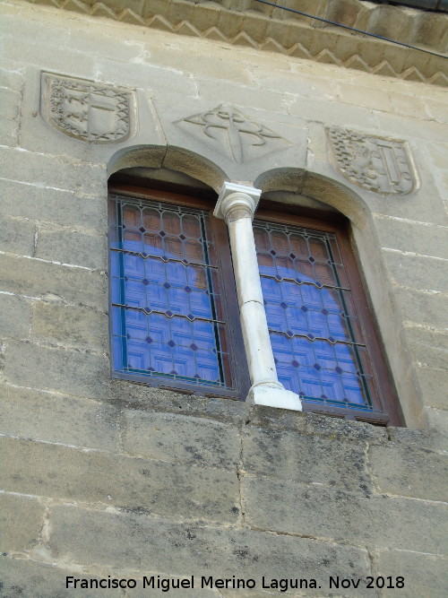 Casa de los Acua - Casa de los Acua. Ventana con parteluz