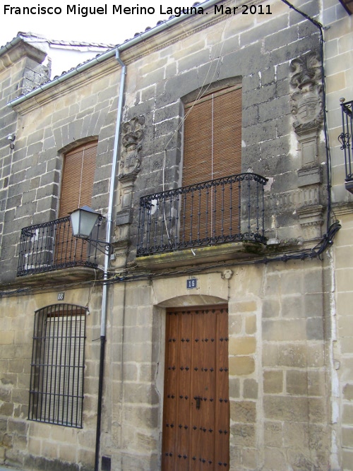 Casa de la Calle San Andrs n 16 - Casa de la Calle San Andrs n 16. Fachada