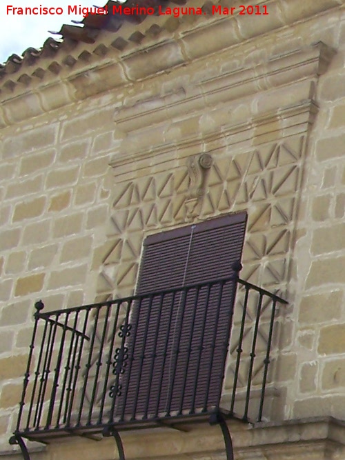 Casa de la Calle San Andrés nº 26 - Casa de la Calle San Andrés nº 26. Balcón principal