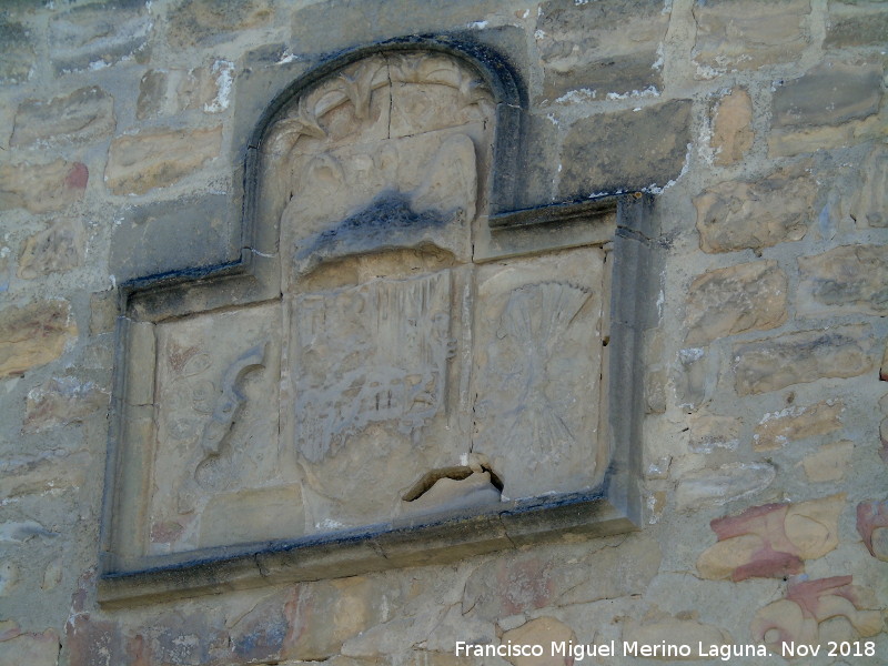 Puerta de beda - Puerta de beda. Escudo