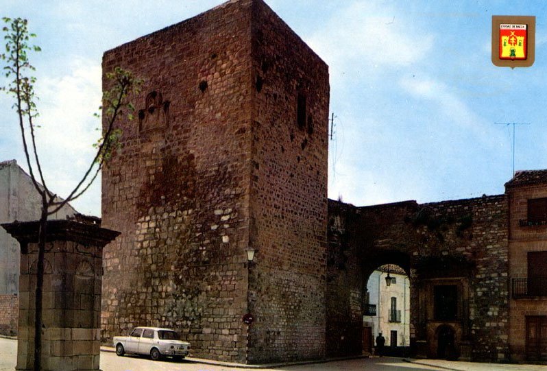 Puerta de beda - Puerta de beda. Foto antigua