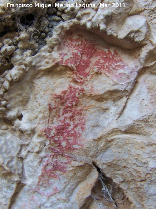 Pinturas rupestres de la Mella II - Pinturas rupestres de la Mella II. T de trazo grueso
