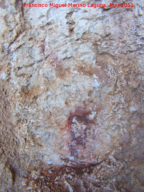 Pinturas rupestres de la Mella II - Pinturas rupestres de la Mella II. Barra y mancha