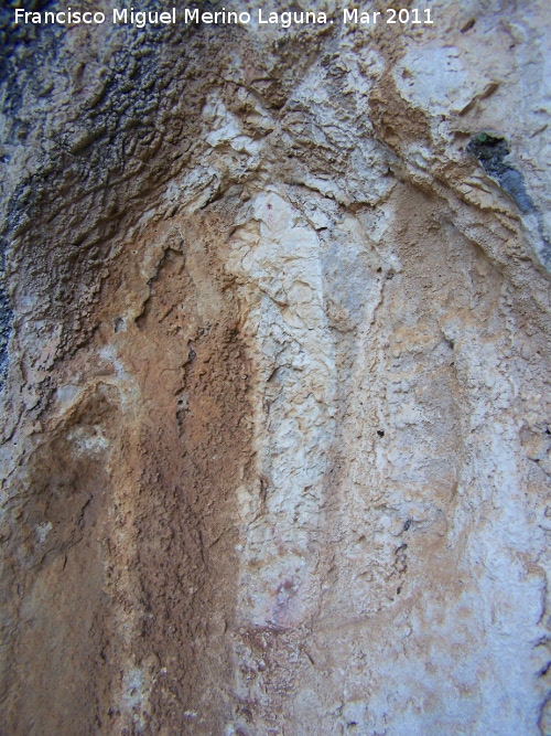 Pinturas rupestres de la Mella II - Pinturas rupestres de la Mella II. bside izquierdo