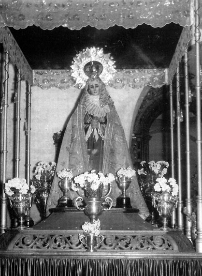 Semana Santa de Baeza - Semana Santa de Baeza. Virgen de los Dolores 1955