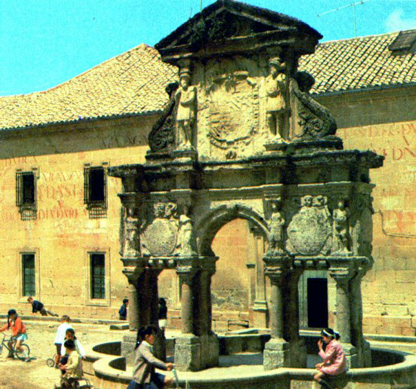 Fuente de Santa Mara - Fuente de Santa Mara. Foto antigua