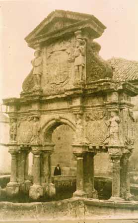 Fuente de Santa Mara - Fuente de Santa Mara. Foto antigua