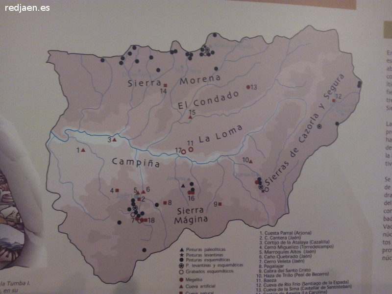 Historia de Baeza - Historia de Baeza. Yacimientos prehistricos. Nmero 11. Grabados prehistricos