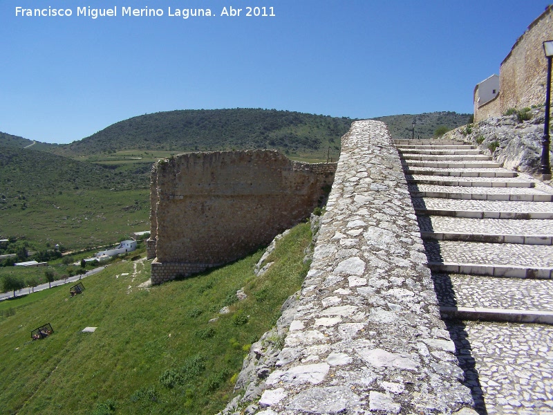 Muralla - Muralla. Quiebro de la muralla