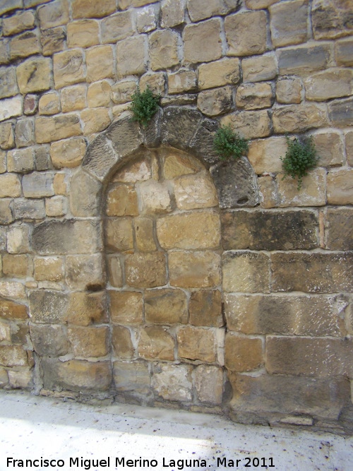 Iglesia del Salvador - Iglesia del Salvador. Puerta cegada