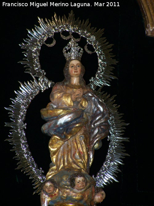 Iglesia del Salvador - Iglesia del Salvador. Virgen del retablo