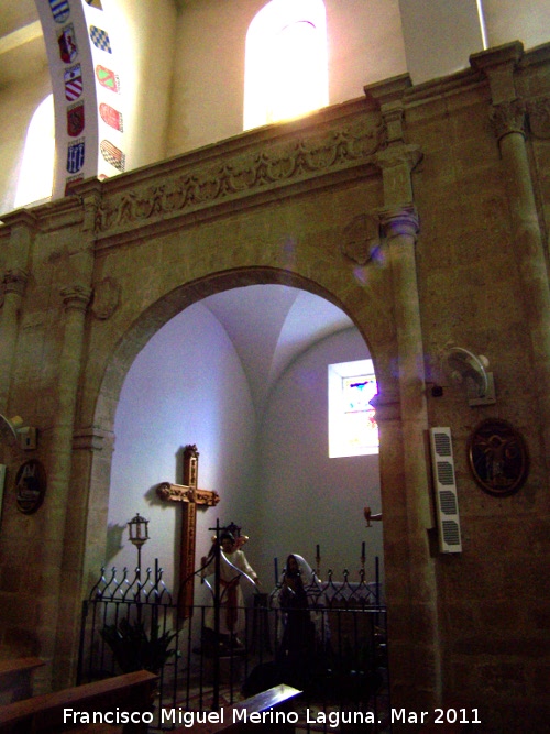 Iglesia de San Andrs - Iglesia de San Andrs. Capilla