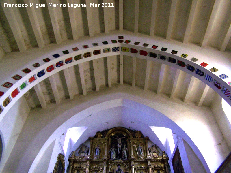 Iglesia de San Andrs - Iglesia de San Andrs. Escudos