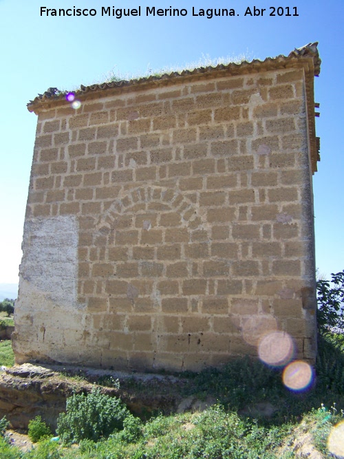 Ermita de la Va Sacra - Ermita de la Va Sacra. Parte trasera