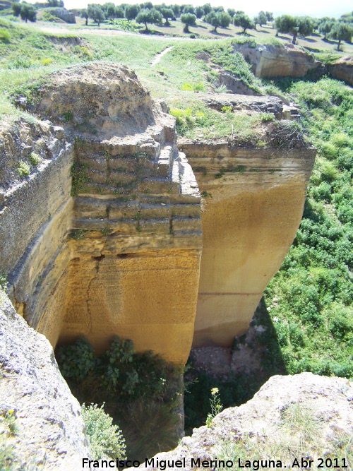 Necrpolis de la Cueva de la Va Sacra - Necrpolis de la Cueva de la Va Sacra. Altura