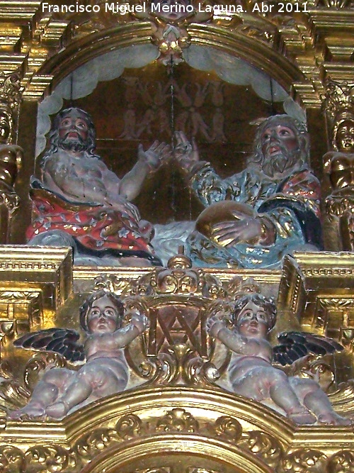 Convento de Santa Clara - Convento de Santa Clara. Detalle del retablo