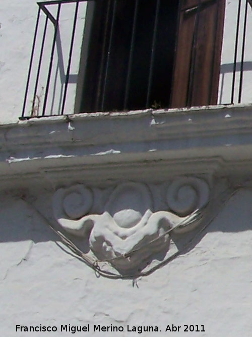 Palacio de la Calle de Sevilla n 50 - Palacio de la Calle de Sevilla n 50. Adorno de la cornisa