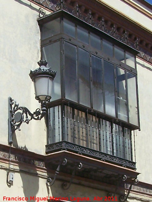 Palacio de la Calle de Sevilla n 48 - Palacio de la Calle de Sevilla n 48. Balcn