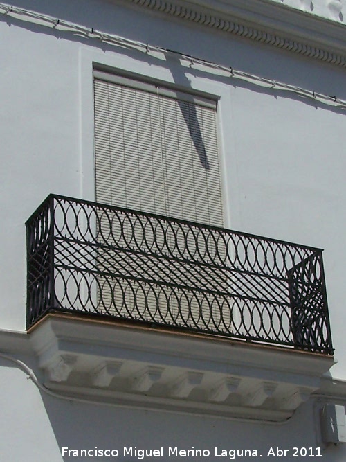 Casa de la Calle de Sevilla n 34 - Casa de la Calle de Sevilla n 34. Balcn