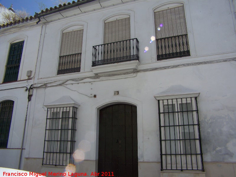 Casa de la Calle de Sevilla n 19 - Casa de la Calle de Sevilla n 19. Fachada