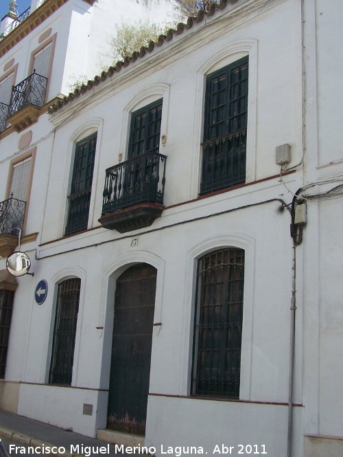 Casa de la Calle de Sevilla n 17 - Casa de la Calle de Sevilla n 17. Fachada