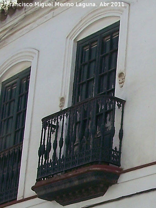 Casa de la Calle de Sevilla n 17 - Casa de la Calle de Sevilla n 17. Balcn