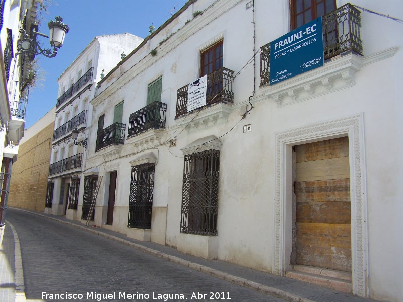 Palacio de la Calle de Sevilla n 19 - Palacio de la Calle de Sevilla n 19. Fachada