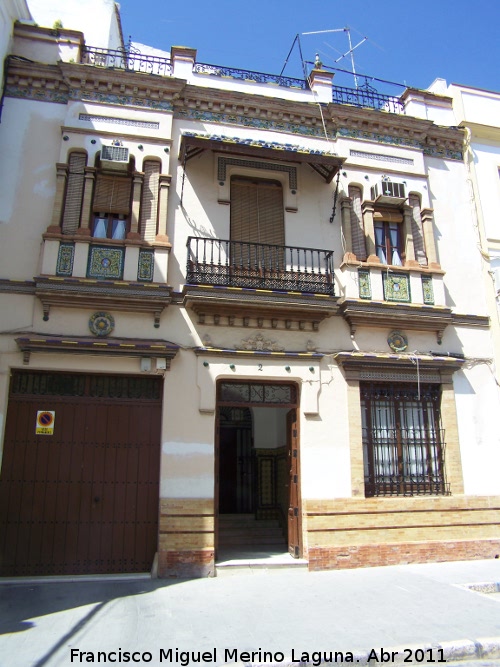 Casa de la Calle de Sevilla n 2 - Casa de la Calle de Sevilla n 2. Fachada