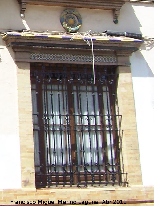 Casa de la Calle de Sevilla n 2 - Casa de la Calle de Sevilla n 2. Ventana de la planta baja