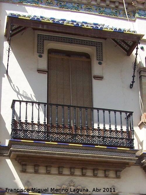 Casa de la Calle de Sevilla n 2 - Casa de la Calle de Sevilla n 2. Balcn
