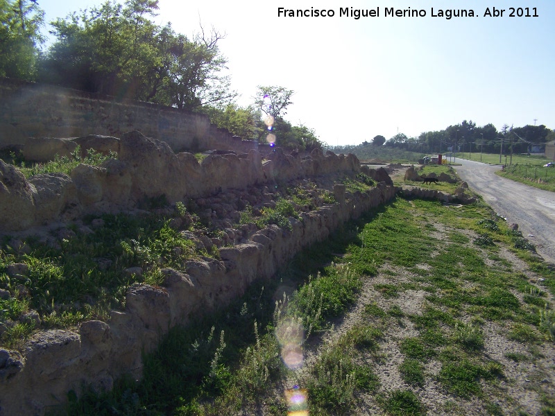 Edificio romano de La Pileta - Edificio romano de La Pileta. Muros