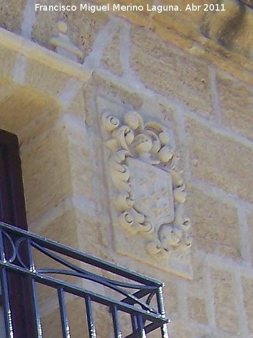 Casa de la Cuesta de Marruecos - Casa de la Cuesta de Marruecos. Escudo