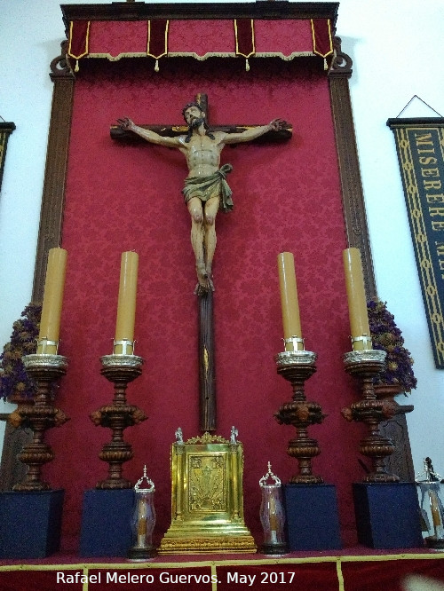 Capilla de San Juan Evangelista - Capilla de San Juan Evangelista. Cristo de la Misericordia