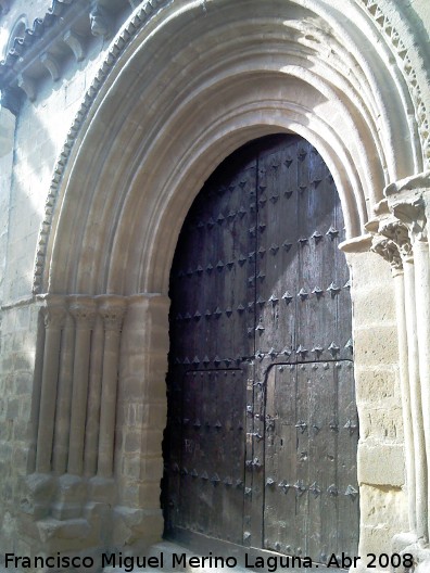 Iglesia de la Santa Cruz - Iglesia de la Santa Cruz. Portada Sur