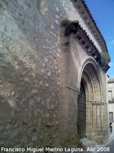 Iglesia de la Santa Cruz - Iglesia de la Santa Cruz. Portada Sur