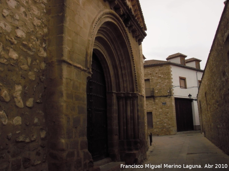 Iglesia de la Santa Cruz - Iglesia de la Santa Cruz. Portada sur