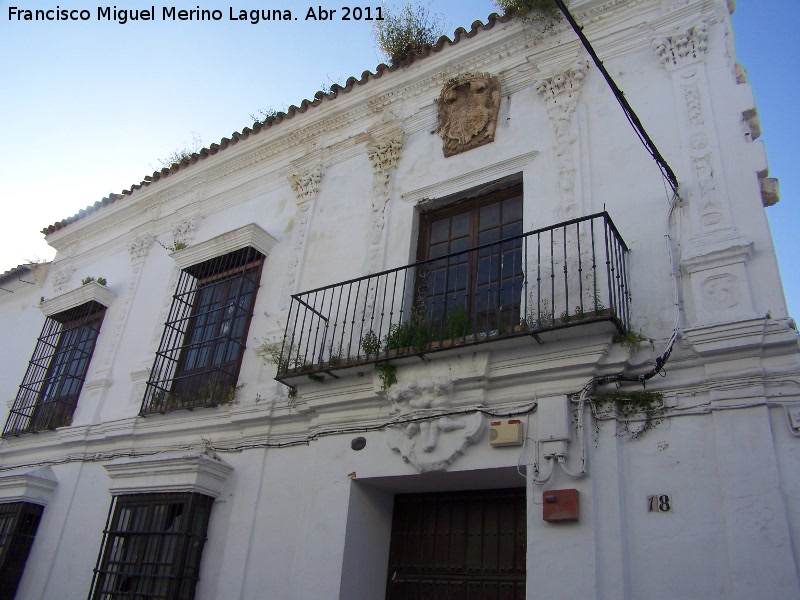 Casa de la Calle de la Huerta n 18 - Casa de la Calle de la Huerta n 18. Fachada