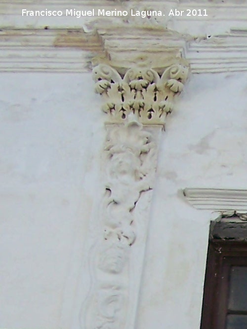 Casa de la Calle de la Huerta n 18 - Casa de la Calle de la Huerta n 18. Pilastra