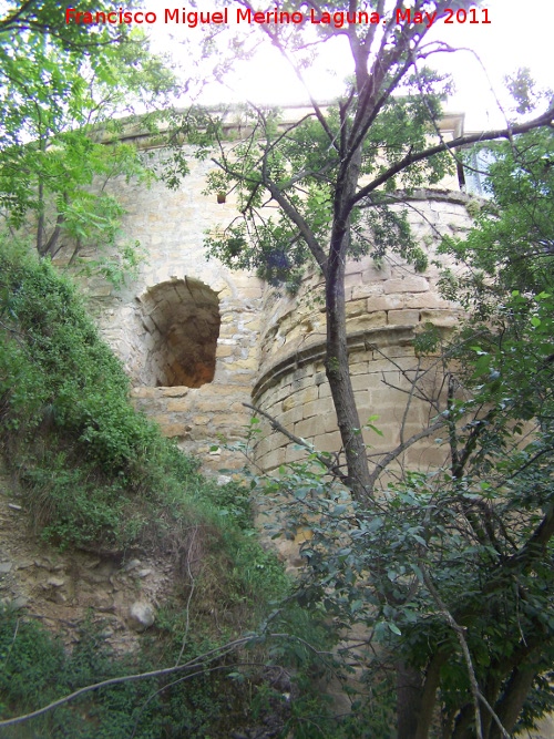 Puente de Mazuecos - Puente de Mazuecos. Cubo semicilndrico