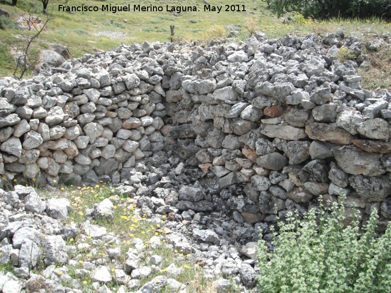 Calera de la Serrezuela II - Calera de la Serrezuela II. Agrupaciones de piedra caliza