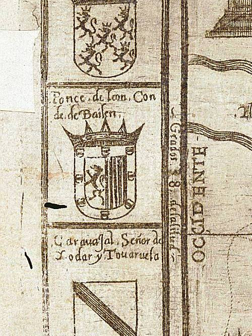 Historia de Bailn - Historia de Bailn. Mapa 1588