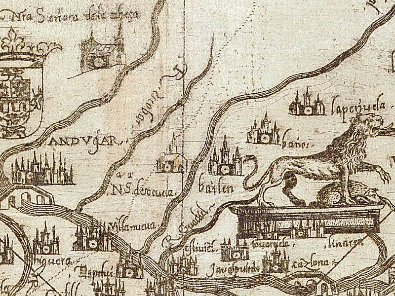 Historia de Bailn - Historia de Bailn. Mapa 1588