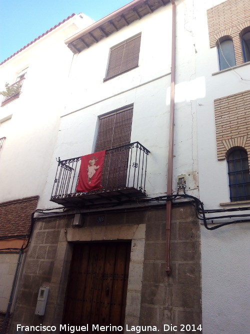 Casa de la Calle Jorge Morales n 14 - Casa de la Calle Jorge Morales n 14. Fachada