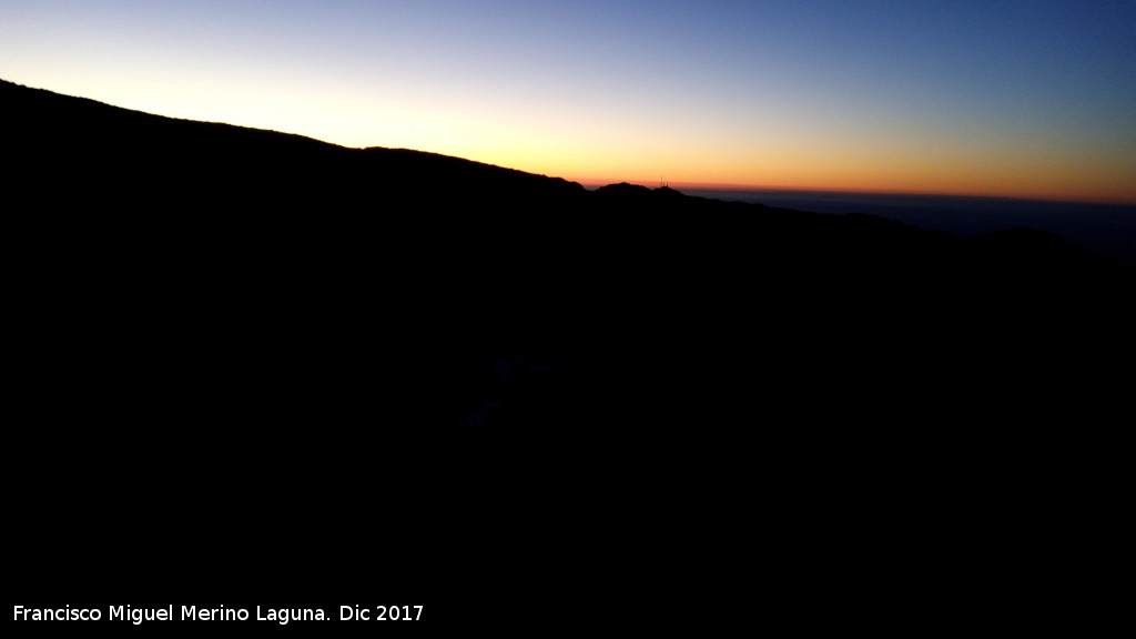 Ocaso - Ocaso. Desde el pico Mgina - Huelma